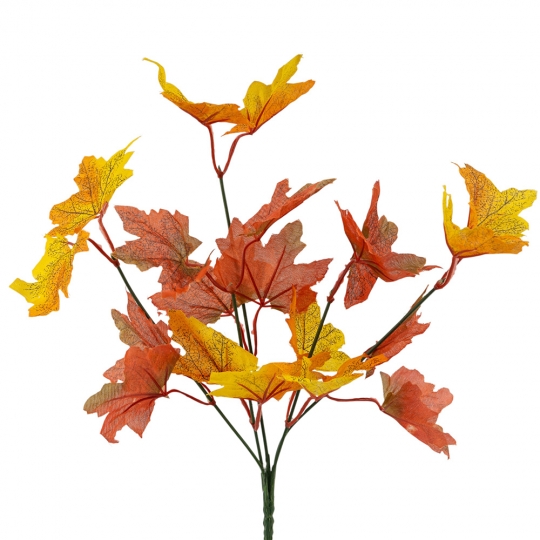 Штучна гілка "Золотий листопад" 30 см