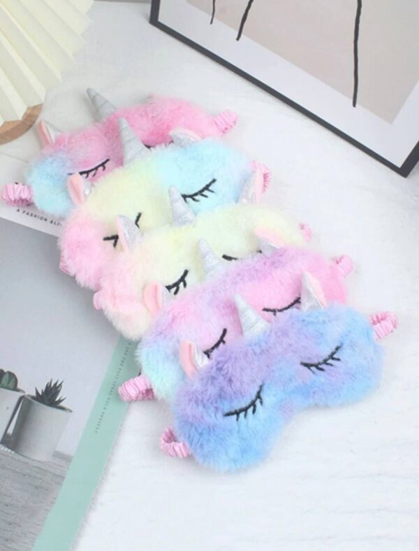 Маска для сну плюшева "Єдиноріг"