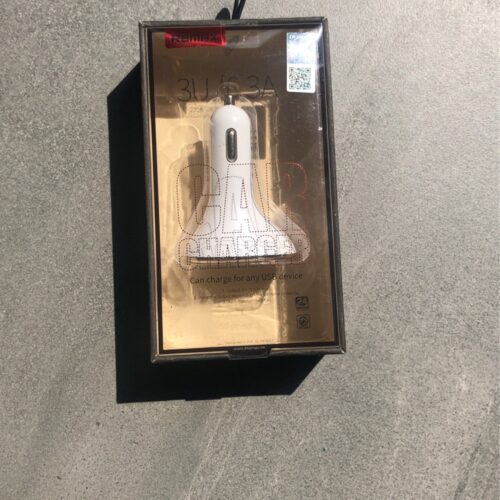 REMAX CAR CHARGER RCC302 5V-6.3A (3 USB ports), білий