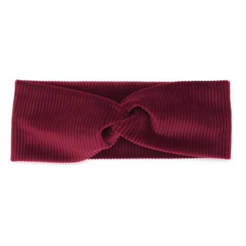 Повʼязка-чалма з вельветової тканини