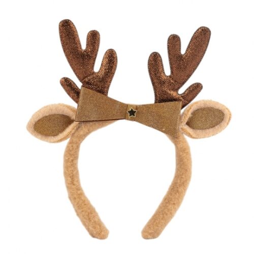 Обруч Новорічний "Оленятко" беж