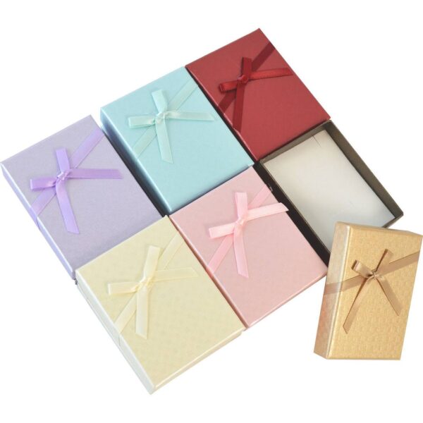 Коробочка для прикрас з паралоновою подушкою (9*7*3 см) мікс кольорів