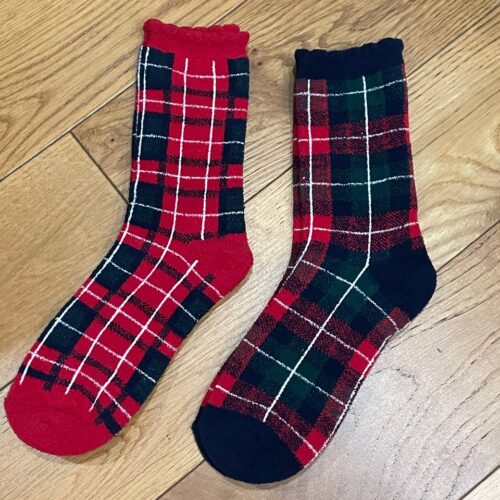 1ca43079-bdce-4383-8084-b89f5e61fba4.jpg Шкарпетки домашні м'які Cosy "Клітинка" Primark високі