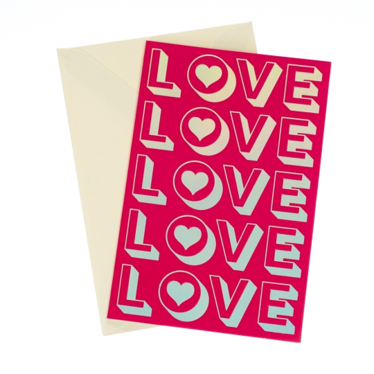 Листівка святкова "Rainbow" (15*10) з конвертом