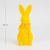 Фігурка "Зайчик" 23 см з флоковим напиленням жовтий