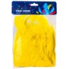 Наповнювач для подарунків пір'я 10 г жовте