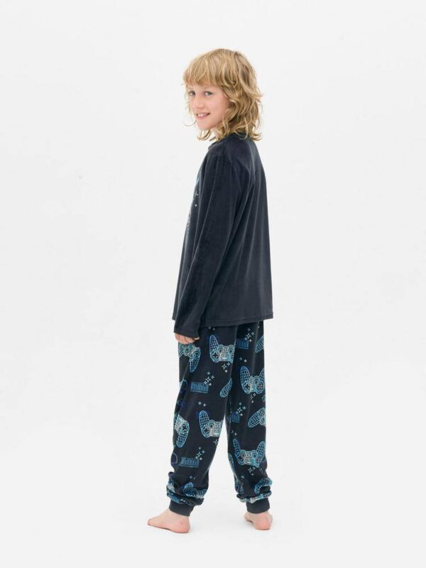 Піжама дитяча Primark "Play Station" флісова велюрова