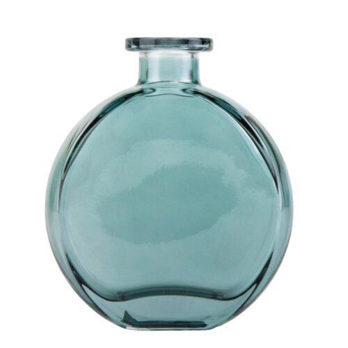 Ваза скляна "Флоресанс" бірюзова 12,5 см