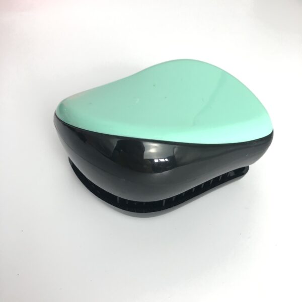 Щітка масажна компактна квадратна для легкого розчісування, блакитна