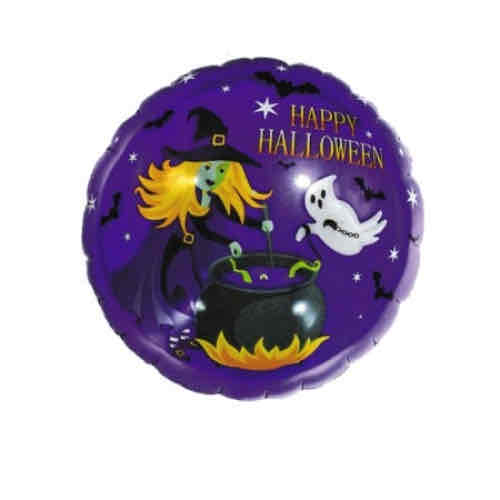 Повітряна кулька (фольгована) "Відьма" на Хелловін