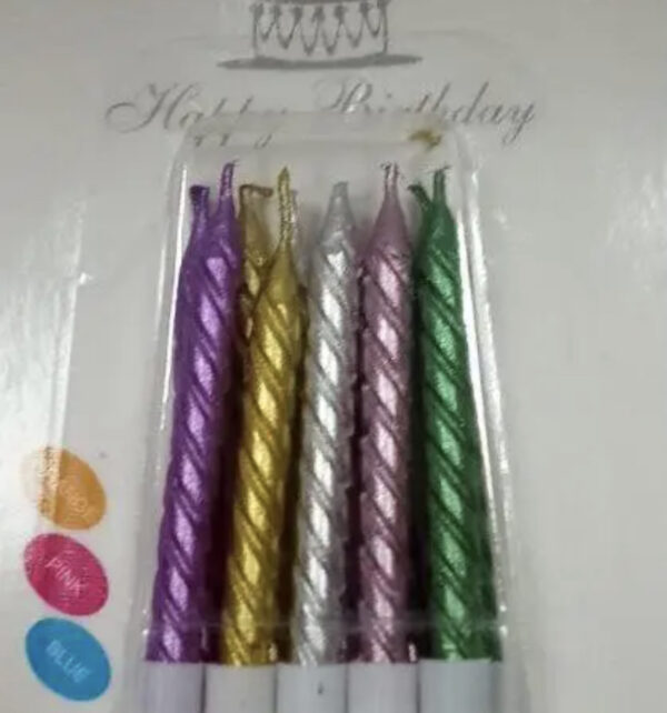 Свічки "Happy birthday" олівець/ кольорові