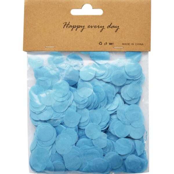 Наповнювач для подарунку/ Конфеті паперове синій