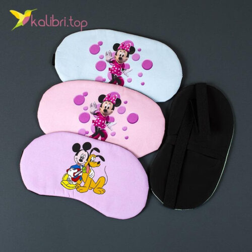 Маска для сну "Міккі/Мінні" атласна