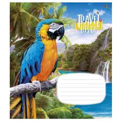 Зошит уч. Школярик "Travel lets go" (# №3036K) 12 арк/клітинка