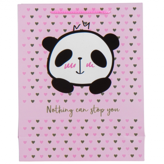 Пакет подарунковий "M" (26*32*10) "Милі звірята" мікс