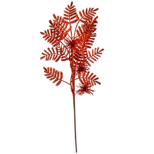 Декоративна гілка "Червоний оксамит" 44 см