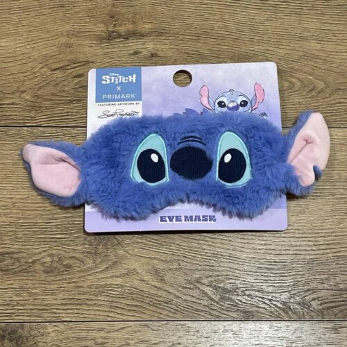 Маска для сну "Stitch" Primark плюшева синя