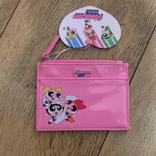 Гаманець-Картхолдер "PowerPuff Girls" Primark лакований рожевий