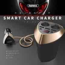 REMAX SMART CAR CHARGER (CR-3XP) 3.4A, 3 порта, 2 прикурювача