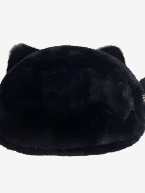 2d815d6f-404f-495d-b28c-e8c55d60530a-1.jpg Косметичка півовальна "Котик" Primark плюшева чорна