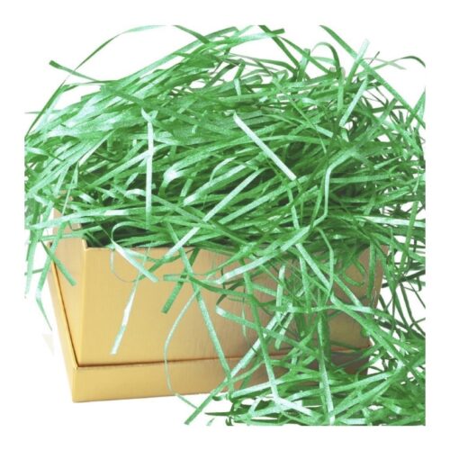 Наповнювач для подарунків стружка поліпропіленова 30 г зелений
