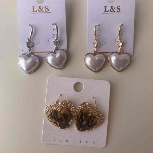 Сережки металеві "Серце"