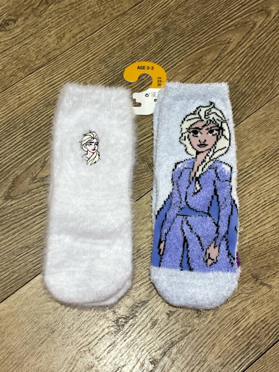 Шкарпетки домашні дитячі пухнасті Cosy "Frozen" Primark