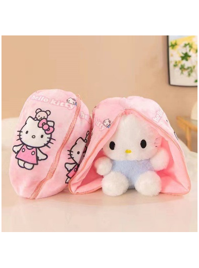 М’яка іграшка-трансформер "Hello Kitty" в сумочці