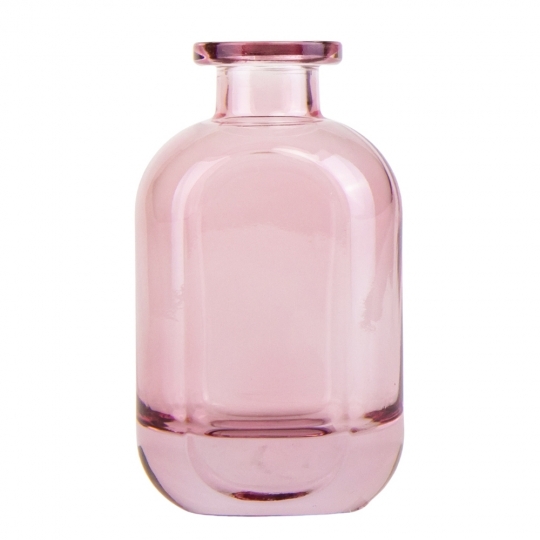 Ваза скляна "Мальва" рожева 12 см