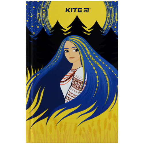 Блокнот А6 Kite "Українка" 80 арк/ клітинка