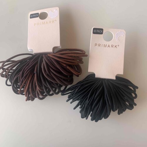 Гумка для волосся Primark тонка, мікс кольорів 1 шт