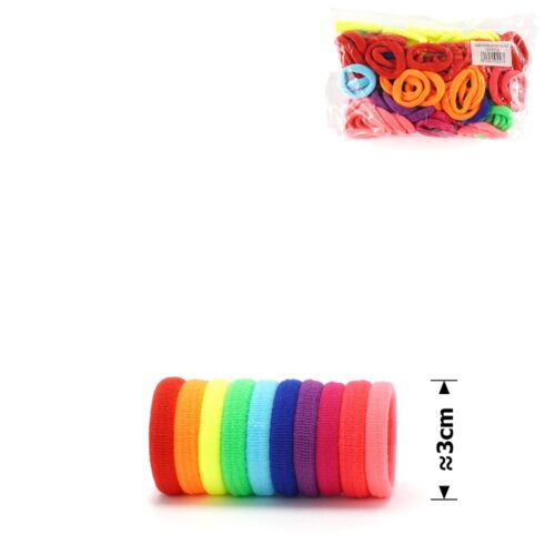 Гумка для волосся з мікрофібри середня 3-4 см 1 шт