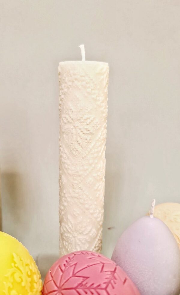 Свічка циліндр ароматична Solodka "Орнамент" (соєвий віск)