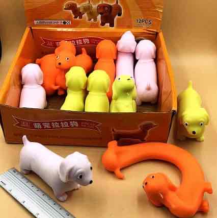 Іграшка-антистрес тягнучка "Такса"