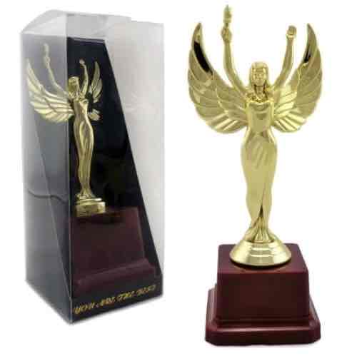 375ef5aa-82d3-4594-bdaa-4ba7450b1a2b.jpg Статуетка "Ніка" 18х8 см золота