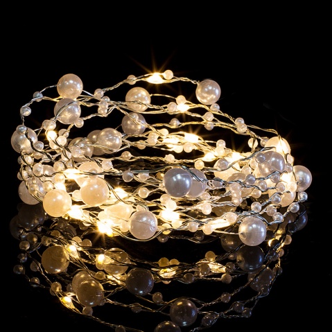 378da92f-c0a8-4b28-8235-3dc8303528d1.jpg Гірлянда портативна "Перлини" 2 м/ 20 LED золоте світло (батарейки)