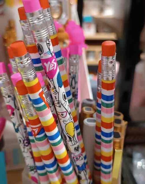 Олівець простий Yes ECO "Happy colours" з гумкою 1 шт
