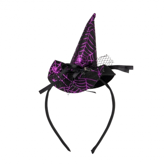 Обруч на Хелловін "Чаклунка" мікс кольорів
