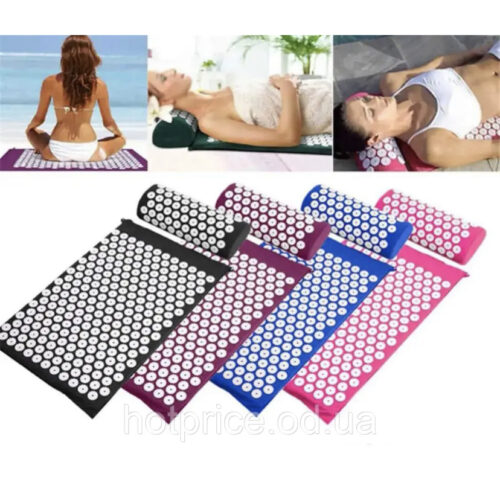 3d53491d-434d-4d9c-9155-e690bd055836.jpg Масажний килимок акупунктурний з подушкою
