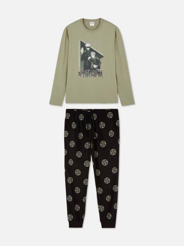 Піжама чоловіча "Аніме" Primark флісова велюрова