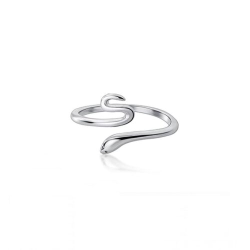 3e2aea9b-300e-4bcb-a9c1-8e7b91397a32.jpg Каблучка жіноча "Змія" лаконічна срібна (8167)