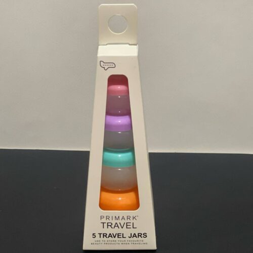 Набір дорожніх баночок 5 в 1 в косметичці "Піраміда" Primark