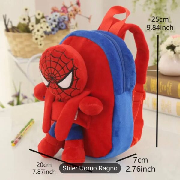 Рюкзак дитячий "Spiderman" плюшевий з іграшкою 20*25*7