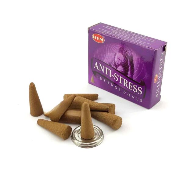 Пахощі Арома-конуси HEM Anti Stress/ Анти стрес 10шт/уп
