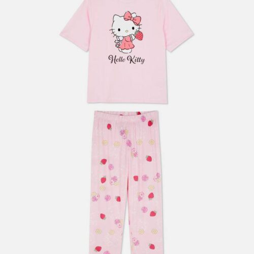 4163486b-da30-42a4-bb7f-69d7b8996261.jpg Піжама жіноча "Hello Kitty" Primark (штани/футболка) котон рожева