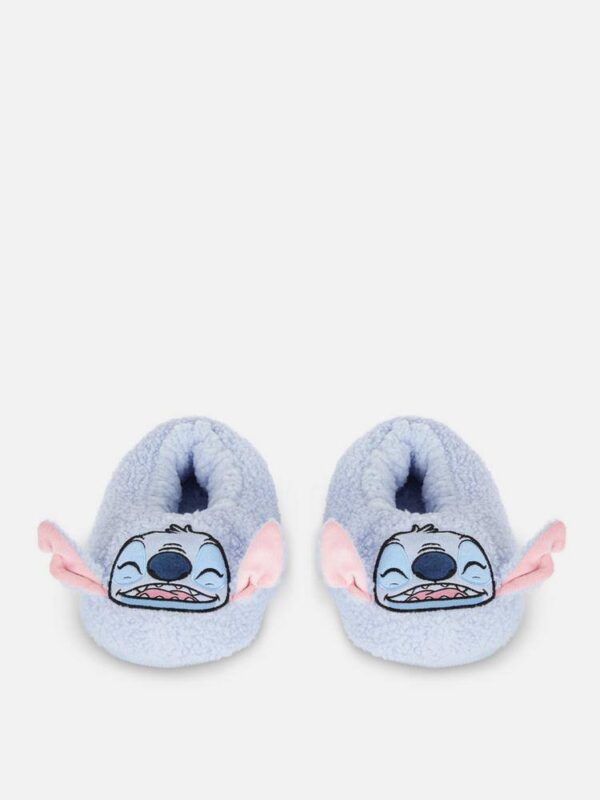 Тапочки-3D жіночі "Стітч/ Stitch" Primark тедді блакитні