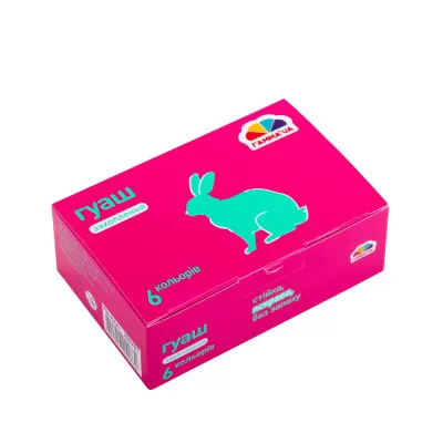 Фарби Гуаш "ГАММА'UA" Захоплення" 20 мл 6 кол.