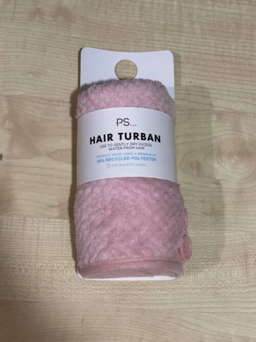 42bc8ec4-799f-4140-ba7a-f75439b67445-1.jpg Тюрбан для сушки волосся Primark “Turban wrap towel” флісовий рожевий