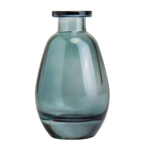 Ваза скляна "Гіпсофіла" бірюзова 12 см