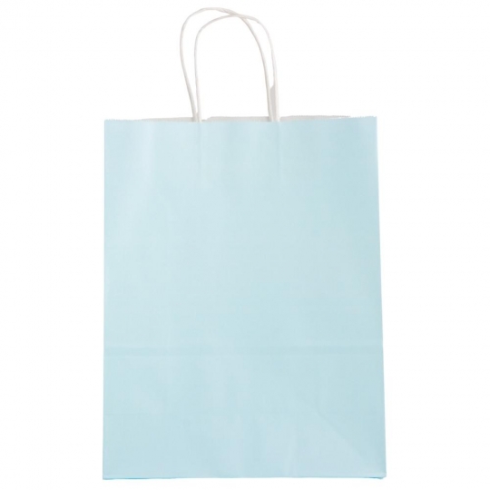 Пакет подарунковий "S+" (27*22*11 см) Крафтовий однотонний мікс